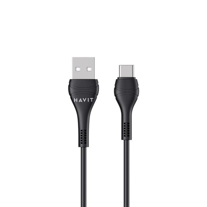 Havit - Havit USB-A till USB-C Kabel 1m CB6161 - Svart