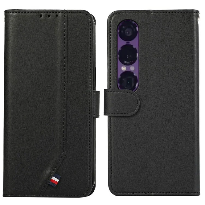 A-One Brand - Sony Xperia 1 VII Plånboksfodral RFID Läder - Svart
