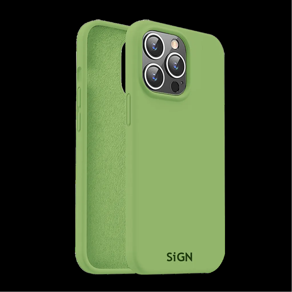 SiGN iPhone 15 Pro Max Mobilskal Liquid Silikon - Grön | 2353 | AlltMobil