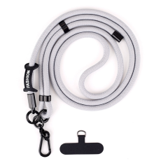 A-One Brand - Crossbody Mobilrem Lanyard Justerbar 7mm - Grå