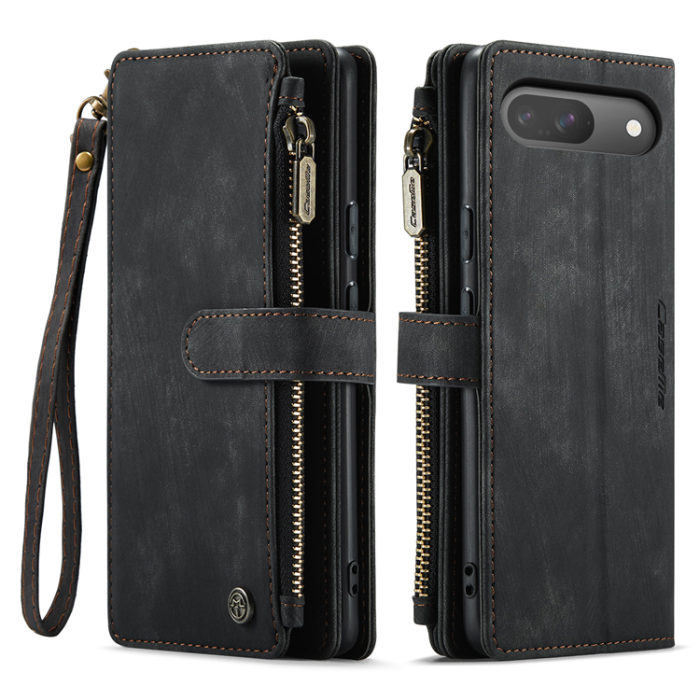 Caseme - CASEME Google Pixel 10 Pro/10 Plånboksfodral Zipper C30 - Svart