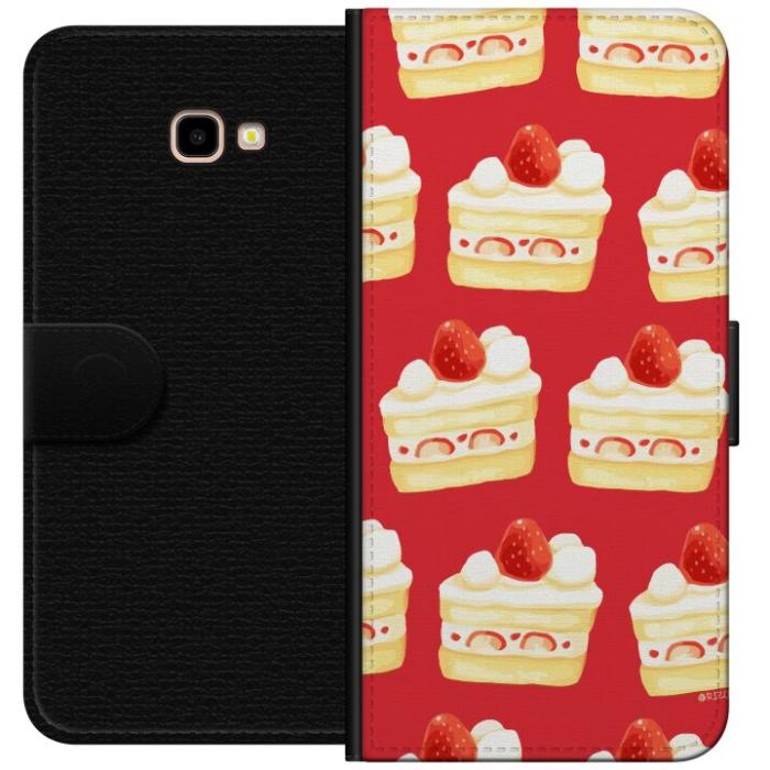 iSecrets - Plånboksfodral till Samsung Galaxy J4+ med Tårta