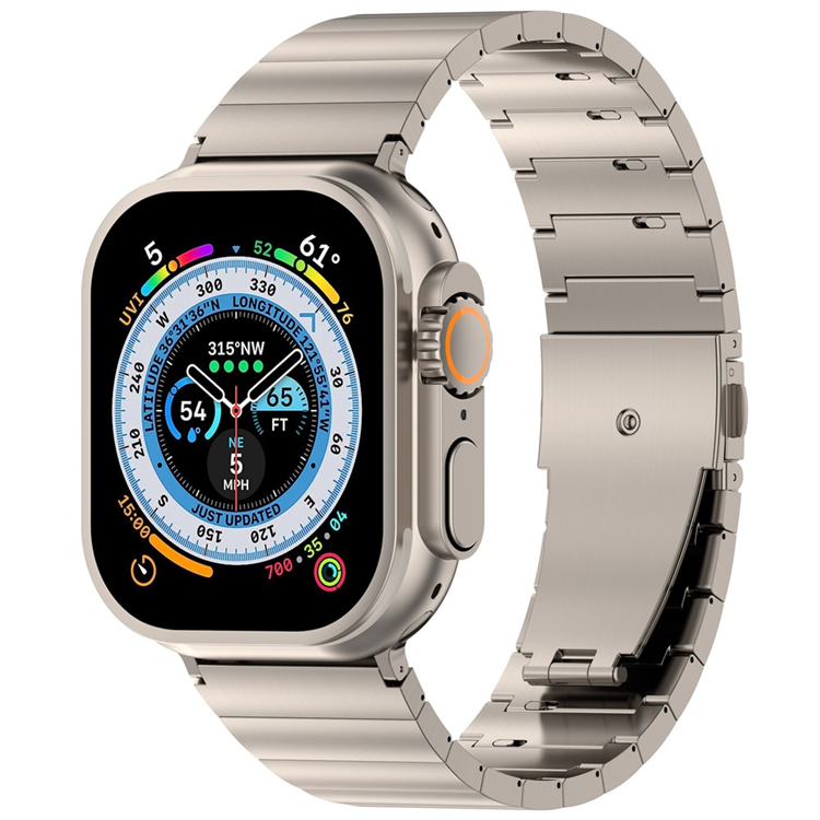 Apple Watch (38/40/41/42mm) Armband Titan Alloy (Titanium) | 5122 | AlltMobil