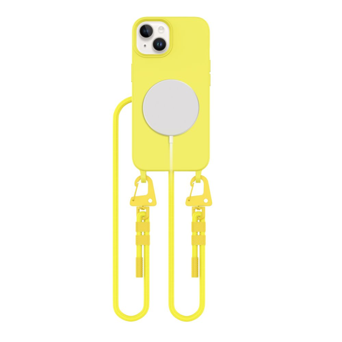 Tech-Protect - Tech-Protect iPhone 14 Mobilhalsband Skal Magsafe - Gul