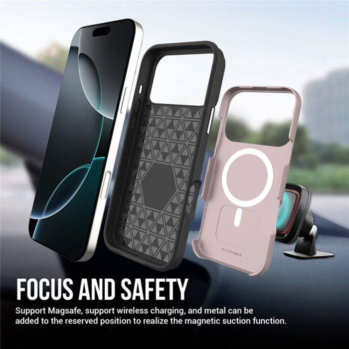 A-One Brand - iPhone 17 Pro Max Mobilskal MagSafe Protective TPU+PC