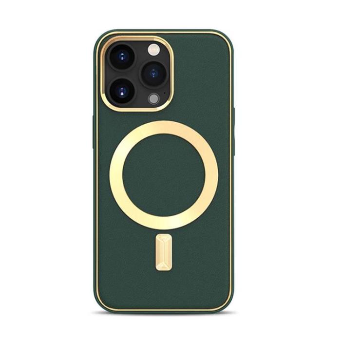 Boom of Sweden - BOOM iPhone 13 Pro Skal Magsafe Läder - Emerald
