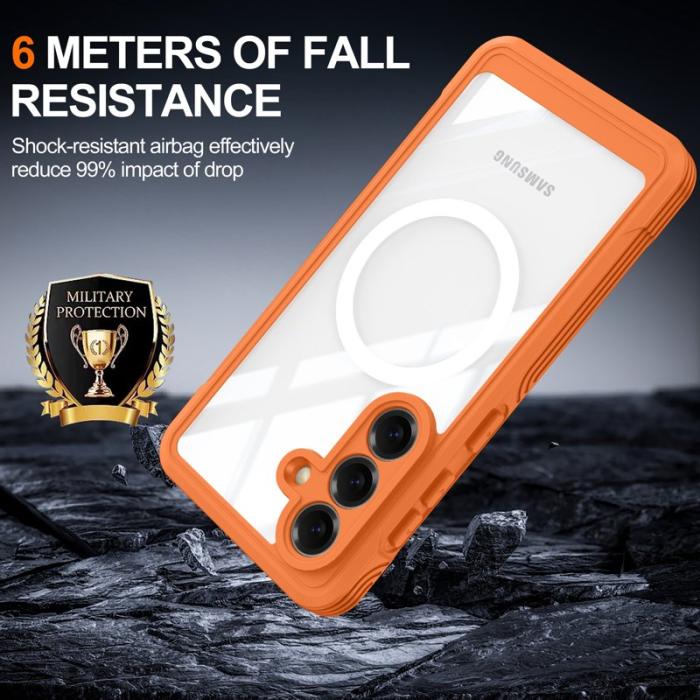 OEM - Mobilskal till Samsung Galaxy S26 Plus Plast Magnetiskt - Orange