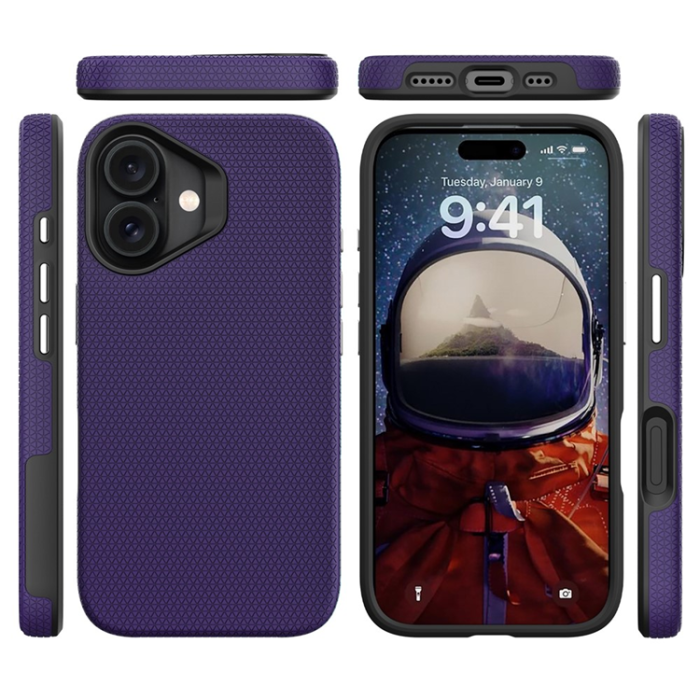 A-One Brand - iPhone 17 Mobilskal MagSafe Protective TPU+PC - Lila