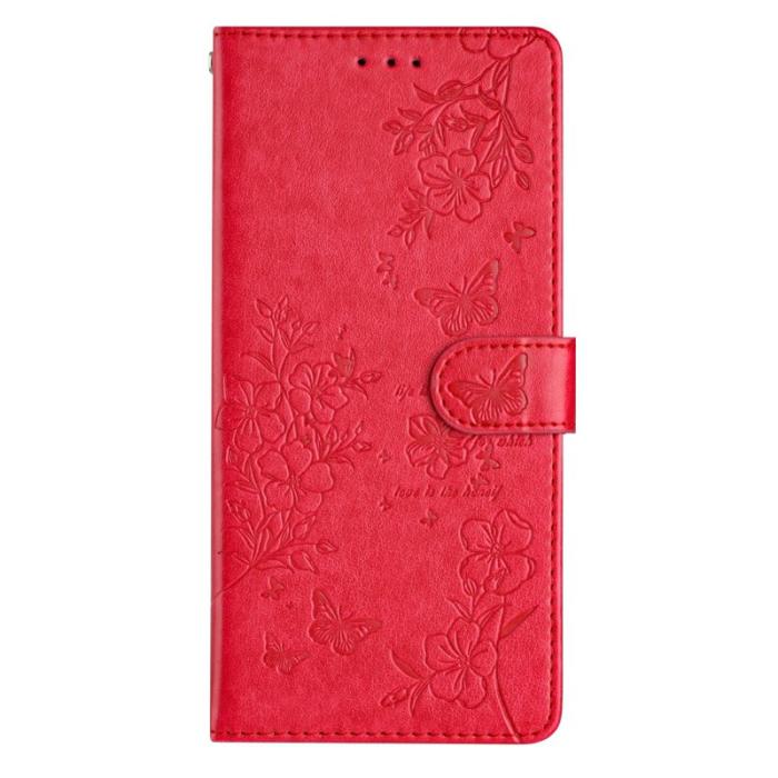 OEM - Samsung Galaxy S26 Ultra Plånboksfodral Konstläder Flip Cover - Röd