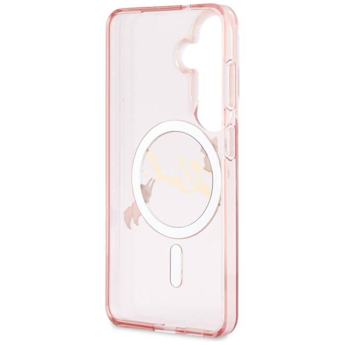 KARL LAGERFELD - Karl Lagerfeld Mobilskal För Galaxy S26 MagSafe IML KC Script - Rosa