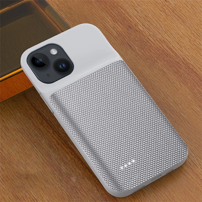 A-One Brand - iPhone 14 Batteriskal 6800mAh Rechargeable Oxford Cloth