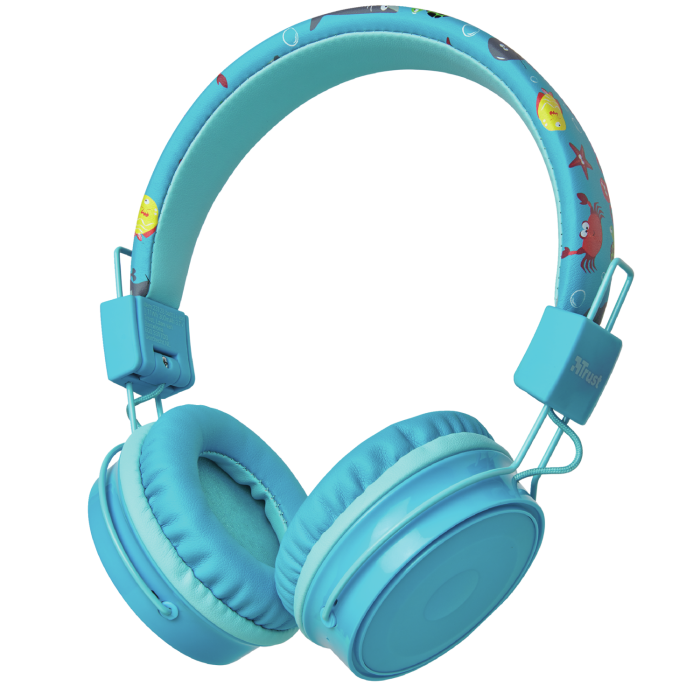 UTGATT4 - Trust Comi Kids Bluetooth-headset - Blå