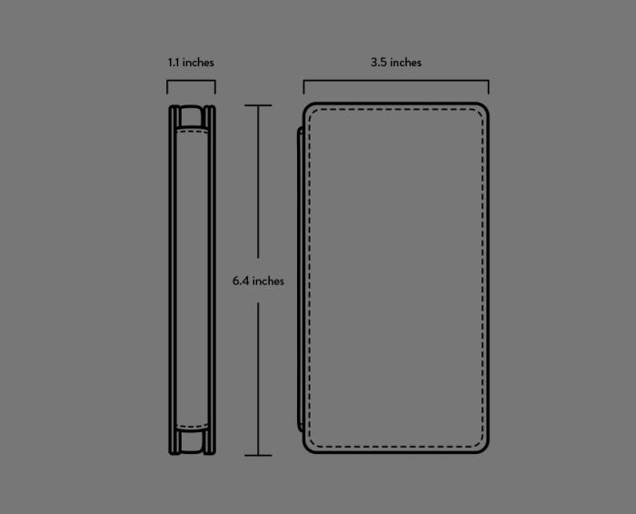 UTGATT5 - Sena äkta läder plånboksfodral till Apple iPhone 6(S) Plus - Brun