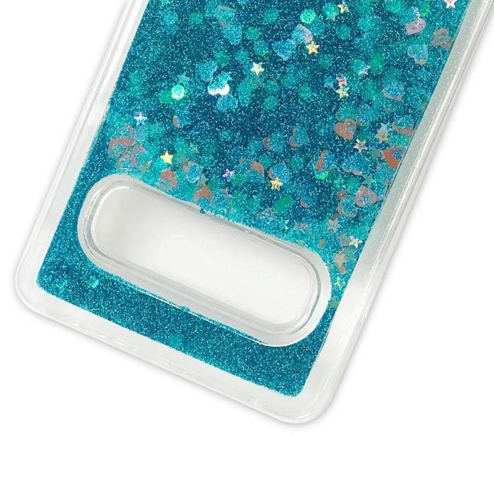 Boom of Sweden - Glitter Skal till Samsung Galaxy S10 Plus - Blå