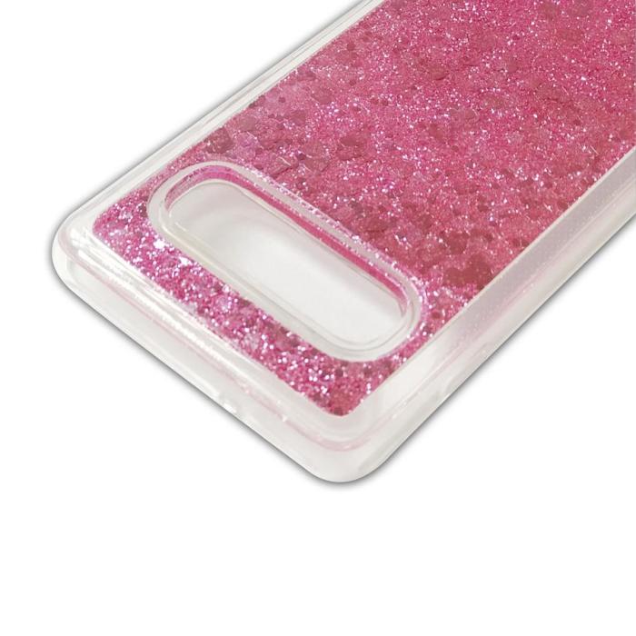 Boom of Sweden - Glitter Skal till Samsung Galaxy S10 Plus - Rosa