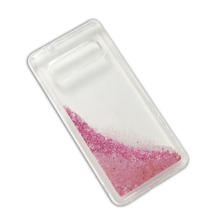 Boom of Sweden - Glitter Skal till Samsung Galaxy S10 Plus - Rosa