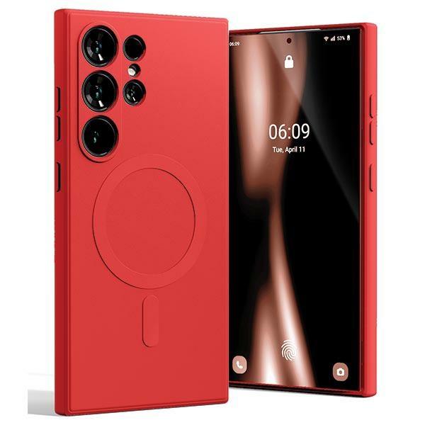 Mercury Galaxy S24 Ultra Mobilskal MagSafe Semi-Silikon - Röd | 2353 | AlltMobil