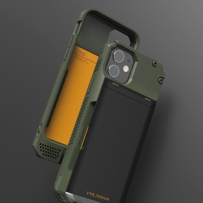 UTGATT4 - VRS DESIGN | Damda Glide Pro Skal iPhone 11 Pro Max - Grön