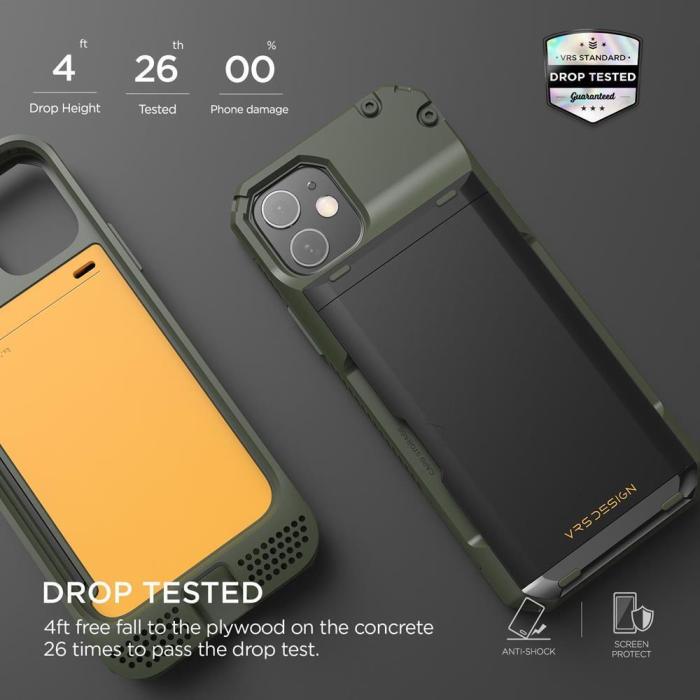UTGATT4 - VRS DESIGN | Damda Glide Pro Skal iPhone 11 Pro Max - Grön