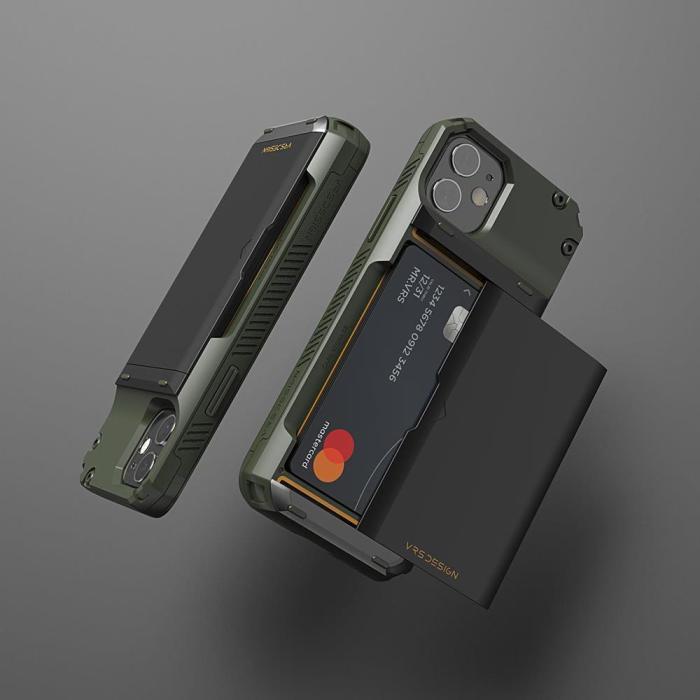 UTGATT4 - VRS DESIGN | Damda Glide Pro Skal iPhone 11 Pro Max - Grön