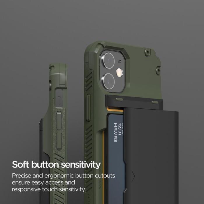 UTGATT4 - VRS DESIGN | Damda Glide Pro Skal iPhone 11 Pro Max - Grön