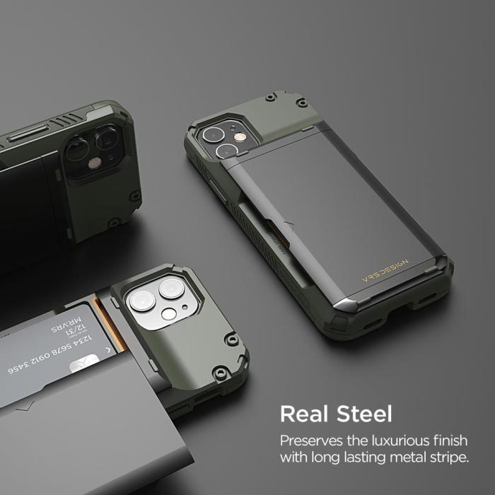 UTGATT4 - VRS DESIGN | Damda Glide Pro Skal iPhone 11 Pro Max - Grön