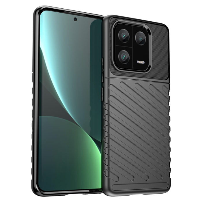 OEM - Xiaomi 13 Pro Skal Thunder Silicone Armor - Svart
