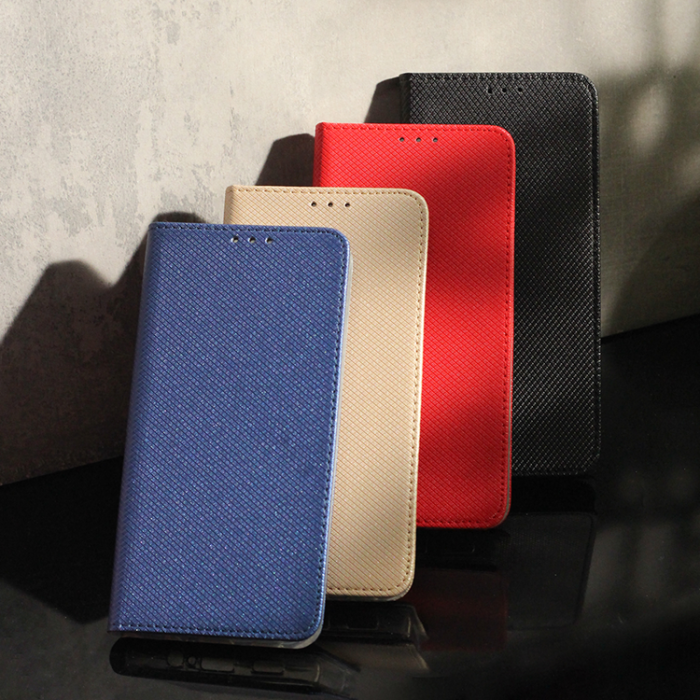 OEM - Galaxy S25 Plus Plånboksfodral Smart Magnet - Röd