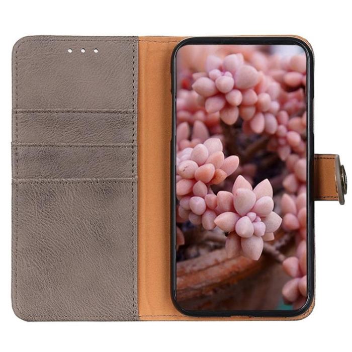 KHAZNEH - KHAZNEH Nothing Phone 1 Plånboksfodral Folio Flip - Grå