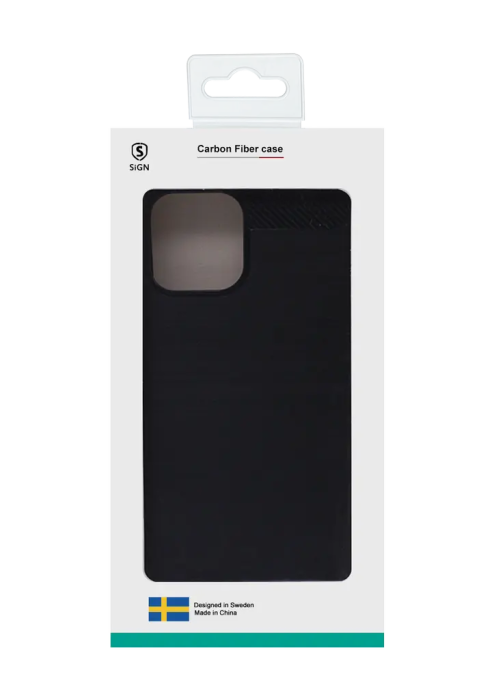 SiGN - SiGN Huawei P30 Pro Skal Carbon Fiber - Svart