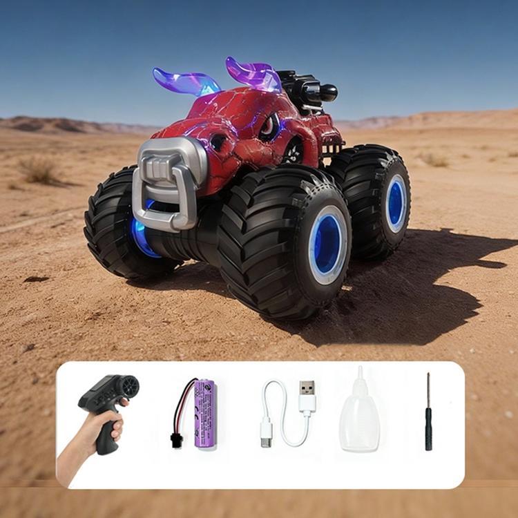 2.4GHz Fjärrstyrd Bull Stuntbil Terrängfordon med Vattendimma YL-134 - Röd | 264 | AlltMobil