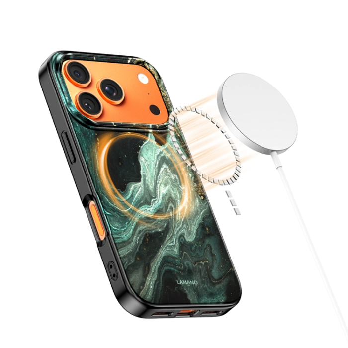 Tech-Protect - Tech-Protect iPhone 17 Pro Mobilskal Magsafe Lamano - Verde Aura