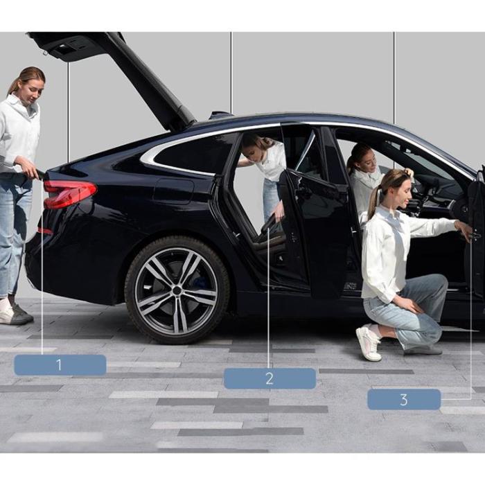 BASEUS - Baseus A3 Trådlös Bildammsugare 135 W 15000 Pa - Silver