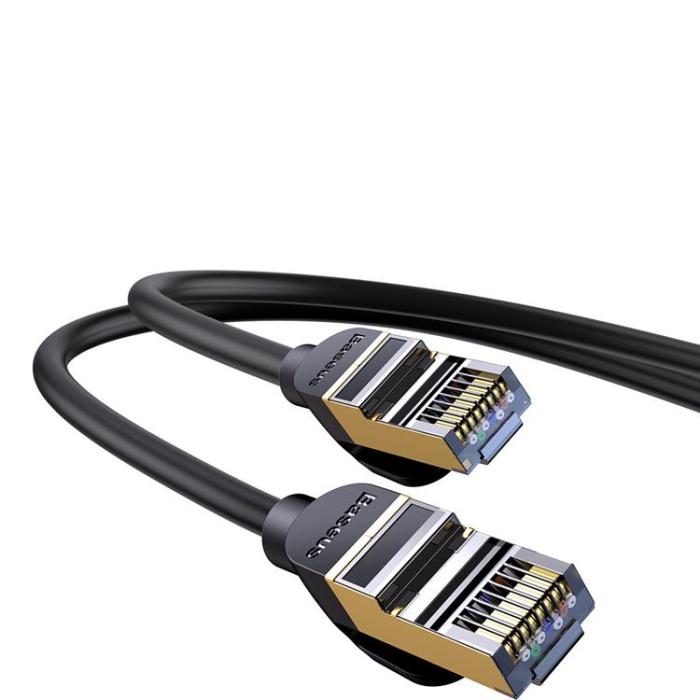 BASEUS - Baseus RJ45 Nätverk Kabel 10 Gbps 1.5 m - Svart