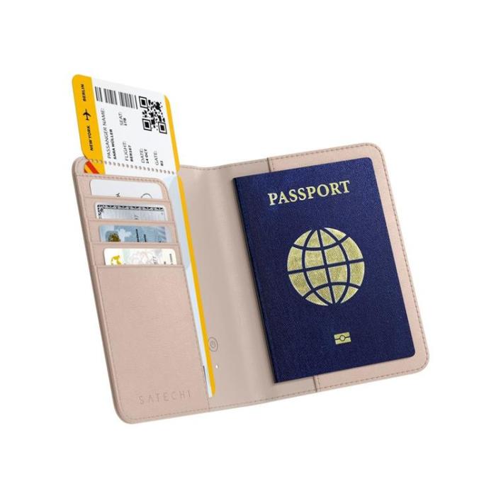 Satechi - Satechi FindAll Passfodral i vegansk läder med Find My Tracker