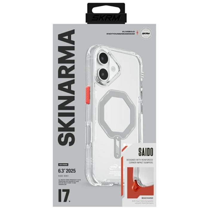 Skinarma - Skinarma iPhone 17 Mobilskal MagSafe Saido - Transparent