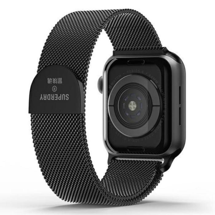 Superdry - Superdry Chainmail Band Apple Watch 38/40/41 mm - Svart
