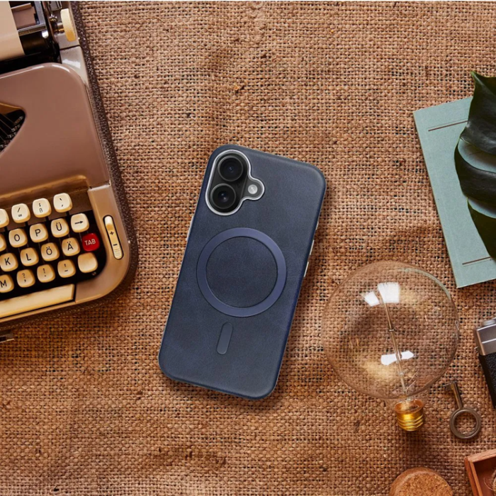 A-One Brand - Mobilskal För iPhone 17 Pro MagSafe Gentleman - Marinblå