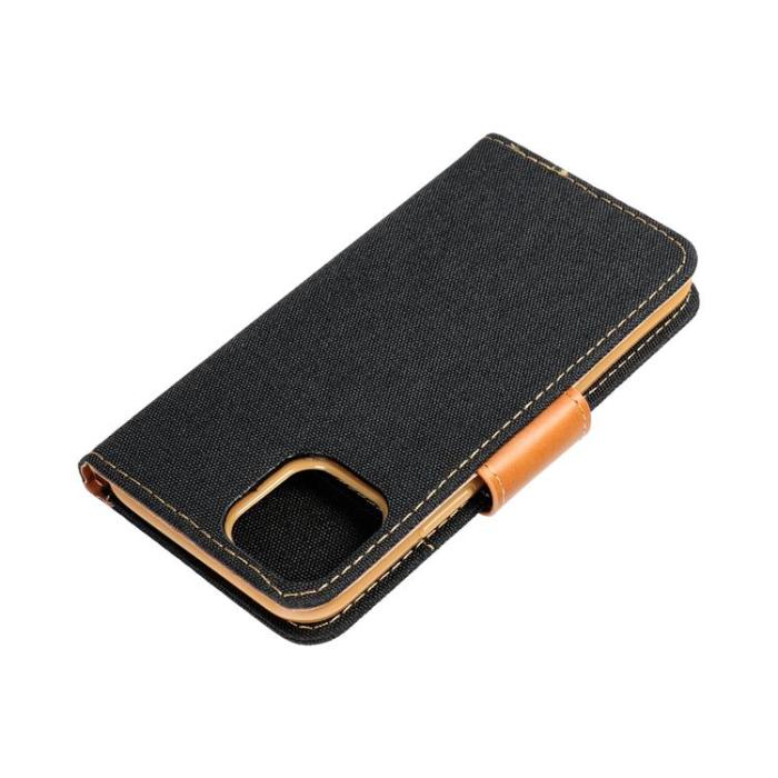 OEM - CANVAS Plånboksfodral för Galaxy A14 5G/4G svart
