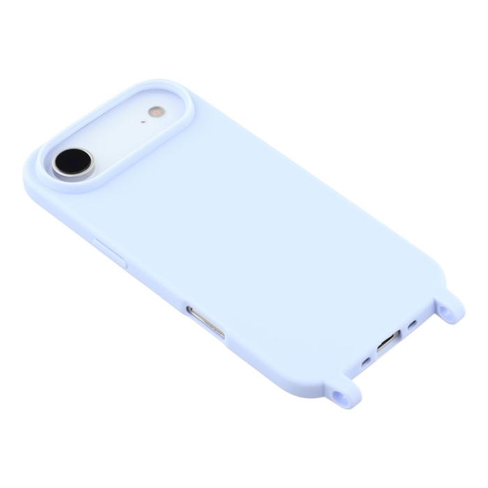 A-One Brand - iPhone 17 Air Mobilskal TPU med Hål för Rem - Blå