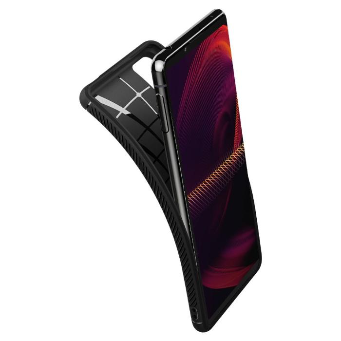UTGATT1 - Spigen - Rugged Armor Sony Xperia 5 III - Matte Svart