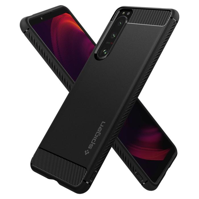 UTGATT1 - Spigen - Rugged Armor Sony Xperia 5 III - Matte Svart
