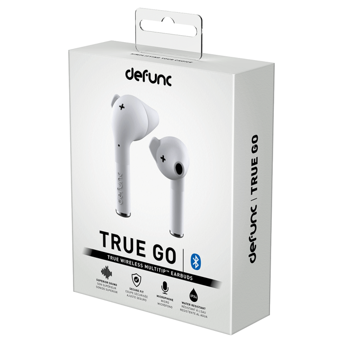 UTGATT1 - Defunc TRUE GO Wireless BT In-ear Hörlur - Vit