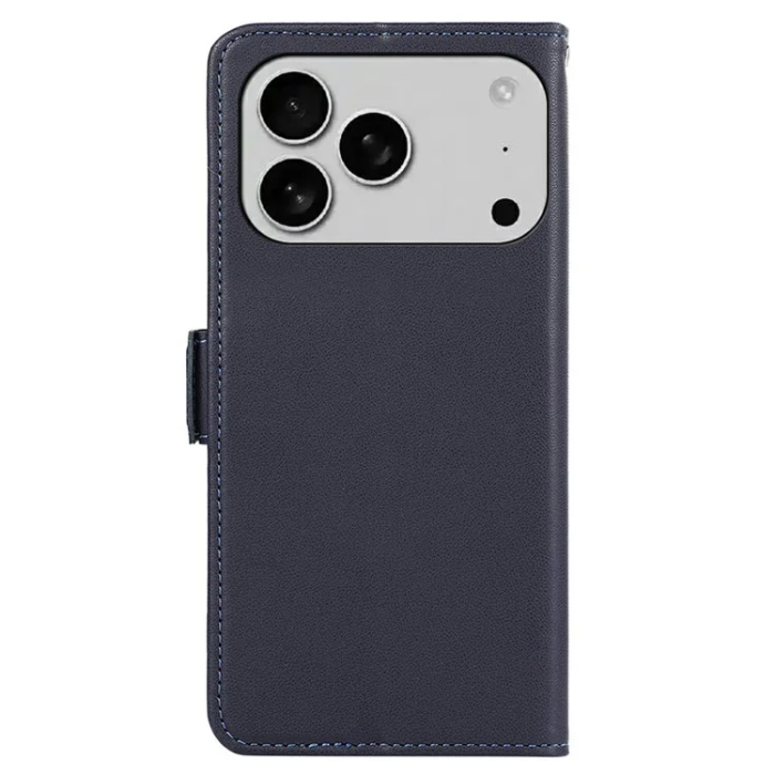 ABEEL - ABEEL iPhone 17 Pro Max Plånboksfodral Läder RFID Skydd