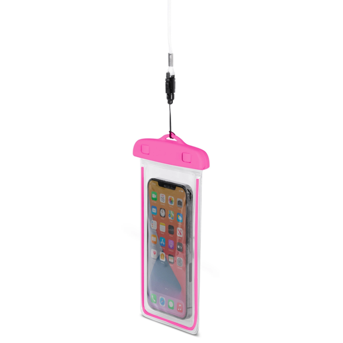 OEM - Vattentätt Mobilfodral PVC Med Lanyard - Rosa