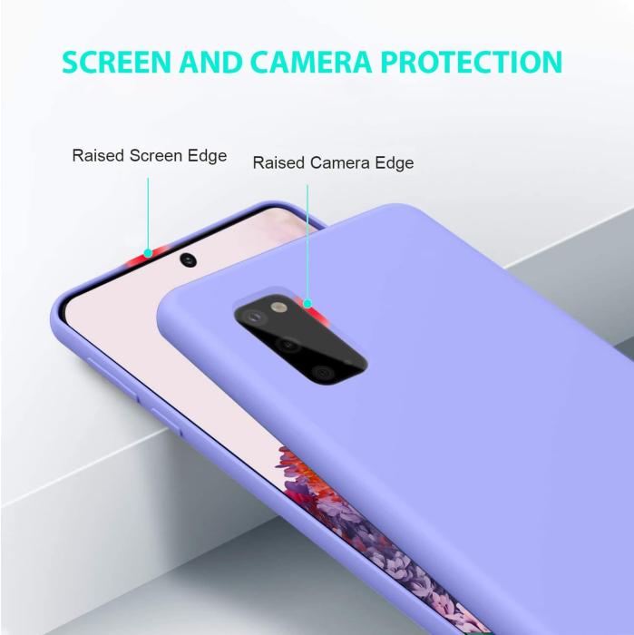 A-One Brand - Liquid Silikon skal till Samsung Galaxy S20 FE - Lila