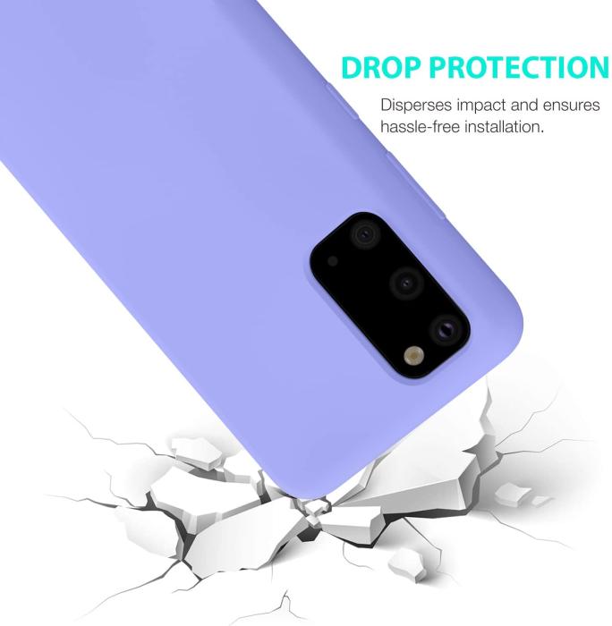 A-One Brand - Liquid Silikon skal till Samsung Galaxy S20 FE - Lila