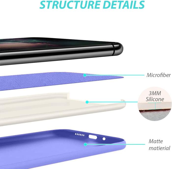 A-One Brand - Liquid Silikon skal till Samsung Galaxy S20 FE - Lila