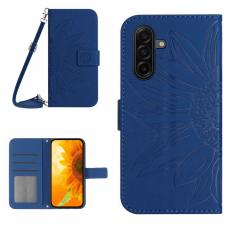 OEM - Samsung Galaxy S26 Pl&aring;nboksfodral Solros Pr&auml;gling Konstl&auml;der - Safir