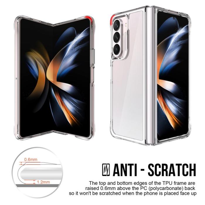 OEM - Galaxy Z Fold 5 Mobilskal Anti-drop - Transparent